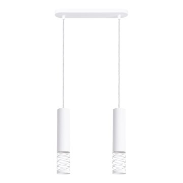 Pakabinamas sietynas LAMI 2xGU10/10W/230V balta