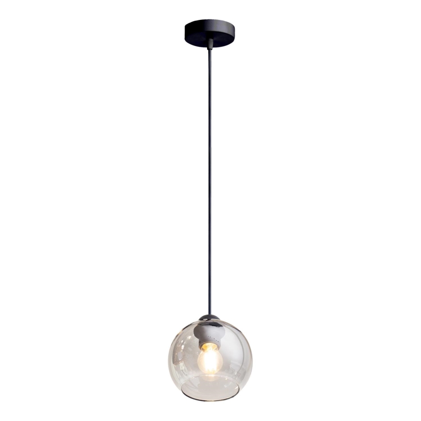 Pakabinamas sietynas LATIL 1xE27/60W/230V juoda