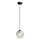 Pakabinamas sietynas LATIL 1xE27/60W/230V juoda