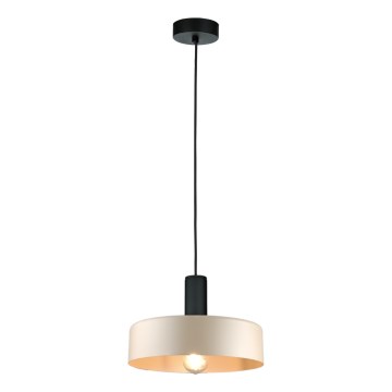 Pakabinamas sietynas LATTE 1xE27/60W/230V smėlio spalva/juoda