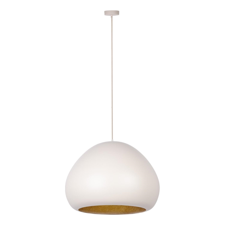 Pakabinamas sietynas LAVA 1xE27/15W/230V kreminė/auksas