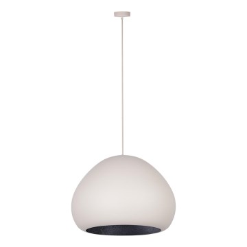 Pakabinamas sietynas LAVA 1xE27/15W/230V kreminė/juoda