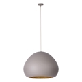Pakabinamas sietynas LAVA 1xE27/15W/230V taupe/auksas
