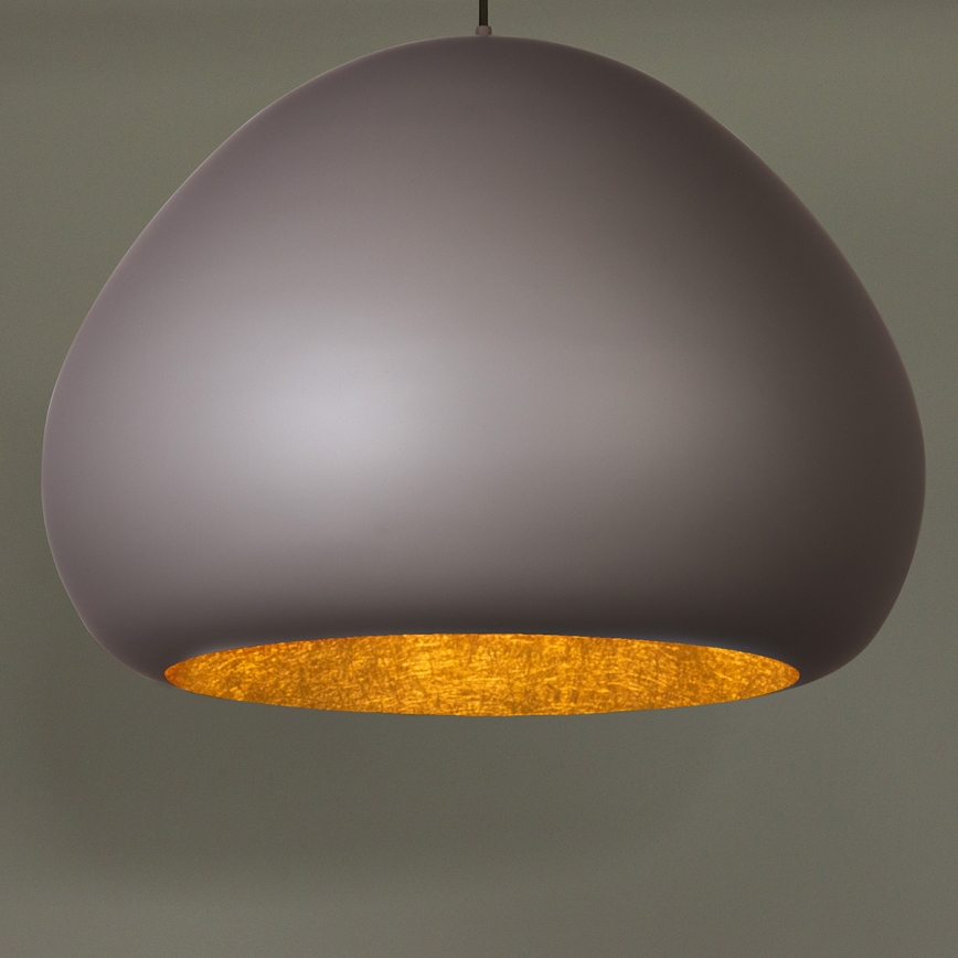 Pakabinamas sietynas LAVA 1xE27/15W/230V taupe/auksas