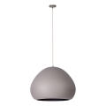 Pakabinamas sietynas LAVA 1xE27/15W/230V taupe/juoda