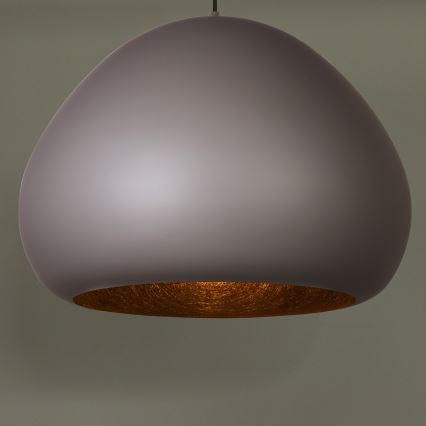Pakabinamas sietynas LAVA 1xE27/15W/230V taupe/juoda