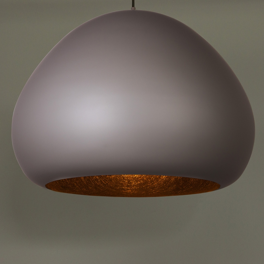 Pakabinamas sietynas LAVA 1xE27/15W/230V taupe/juoda
