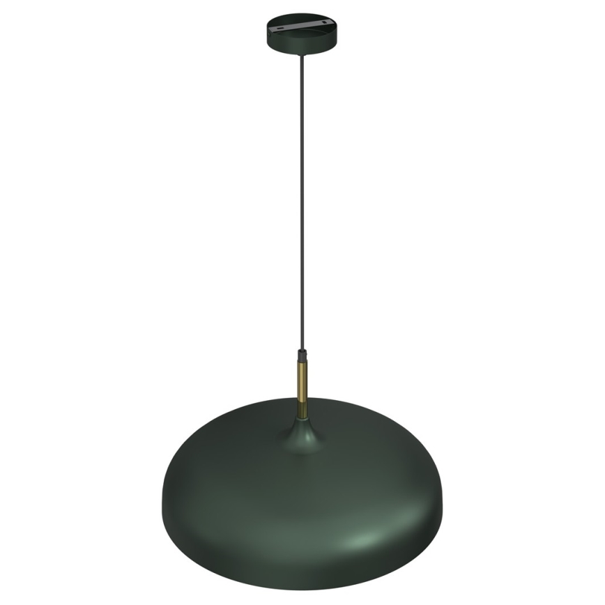 Pakabinamas sietynas LINCOLN 1xE27/60W/230V d. 45 cm žalias