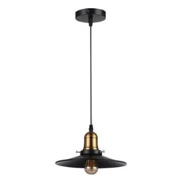 Pakabinamas sietynas LOFT 1xE27/60W/230V diametras 22 cm juoda