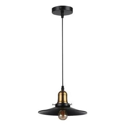 Pakabinamas sietynas LOFT 1xE27/60W/230V diametras 22 cm juoda