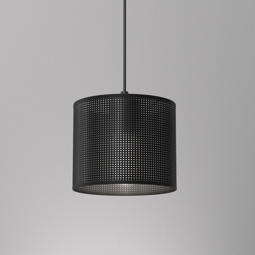 Pakabinamas sietynas LOFT SHADE 1xE27/60W/230V d. 18 cm juodas