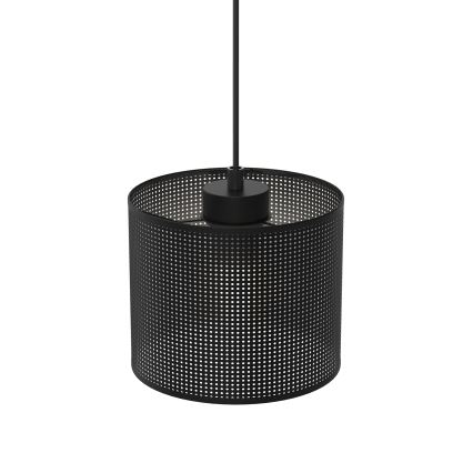 Pakabinamas sietynas LOFT SHADE 1xE27/60W/230V d. 18 cm juodas