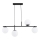 Pakabinamas sietynas LUNA 4xE14/10W/230V juoda
