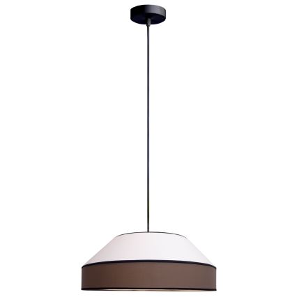 Pakabinamas sietynas MANISO 1xE27/60W/230V diametras 45 cm balta/ruda