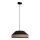 Pakabinamas sietynas MANISO 1xE27/60W/230V diametras 45 cm juoda/smėlio spalva
