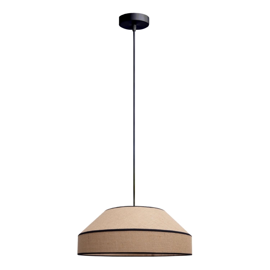 Pakabinamas sietynas MANISO 1xE27/60W/230V diametras 45 cm smėlio spalva