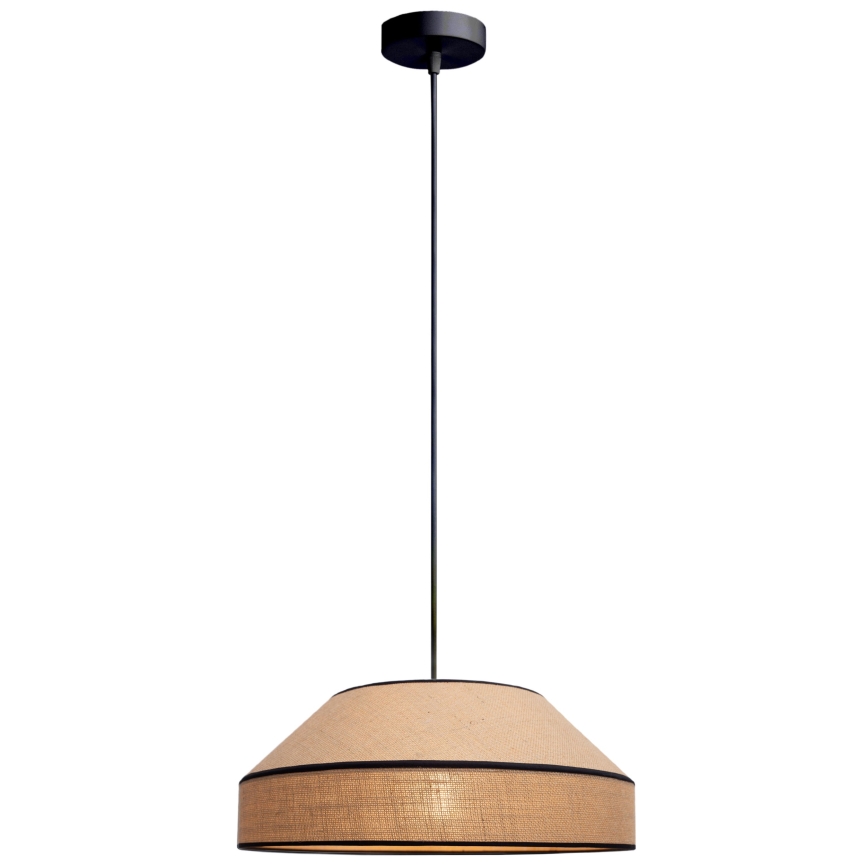 Pakabinamas sietynas MANISO 1xE27/60W/230V diametras 45 cm smėlio spalva