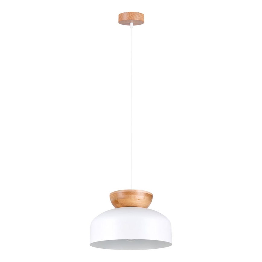 Pakabinamas sietynas MARION 1xE27/15W/230V diametras 29,5 cm balta