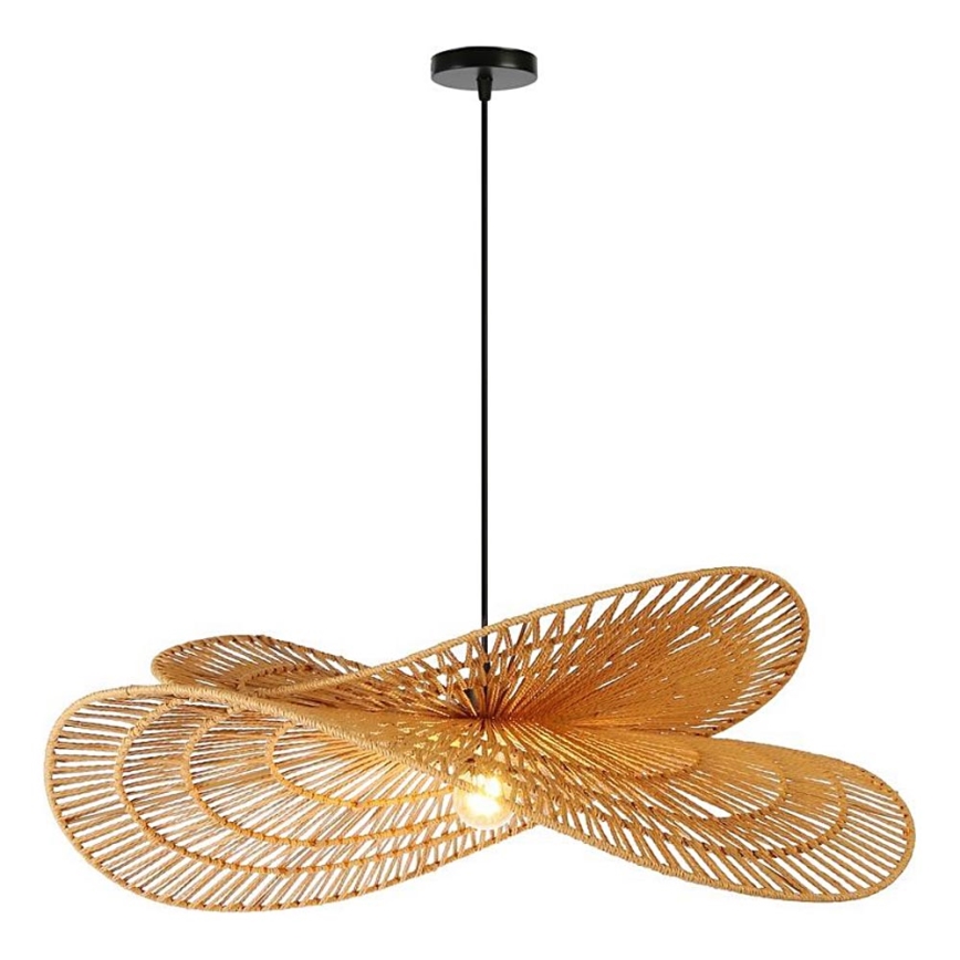 Pakabinamas sietynas MARIPOSA 1xE27/40W/230V diametras 80 cm džiutas