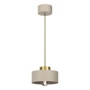 Pakabinamas sietynas MARTI 1xE27/15W/230V smėlio spalva/auksas