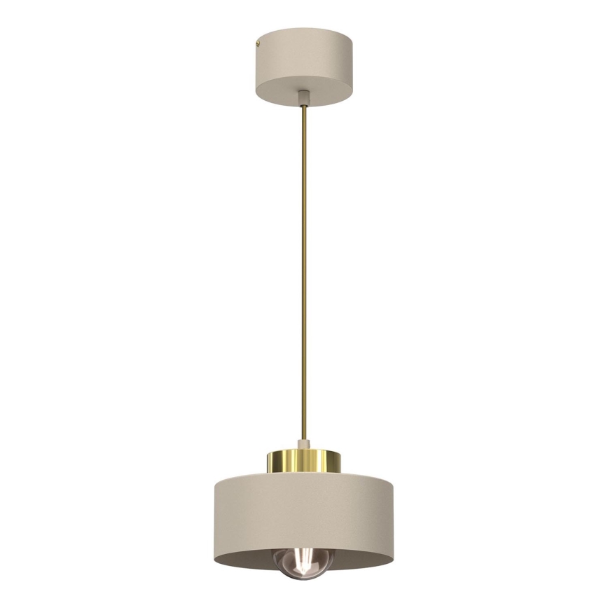 Pakabinamas sietynas MARTI 1xE27/15W/230V smėlio spalva/auksas