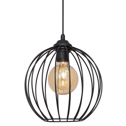 Pakabinamas sietynas MERCURE 1xE27/15W/230V skersmuo 24 cm juodas