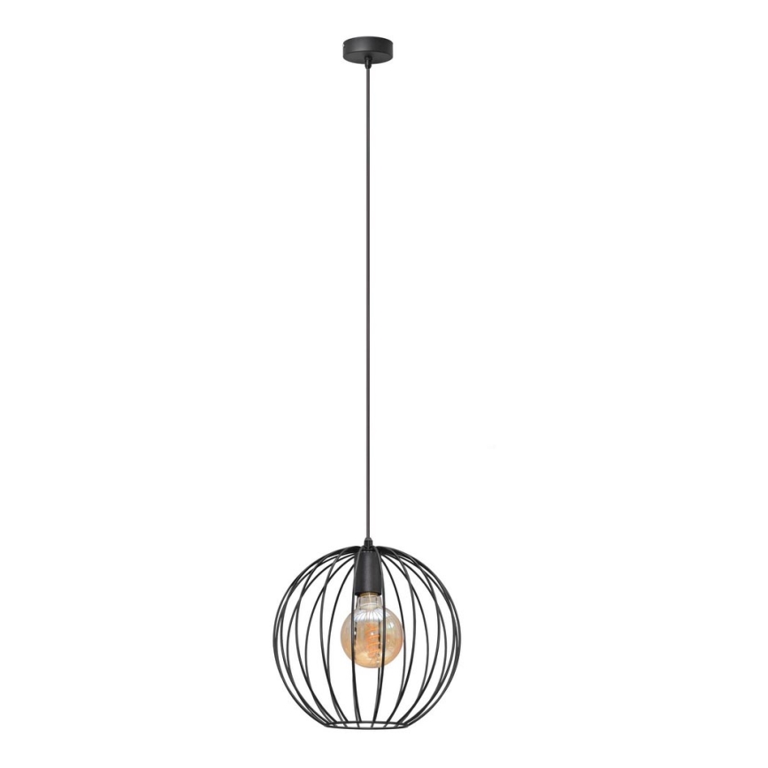 Pakabinamas sietynas MERCURE 1xE27/15W/230V skersmuo 30 cm juodas