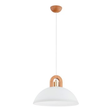 Pakabinamas sietynas MIGOT 1xE27/15W/230V smėlio spalva/auksas