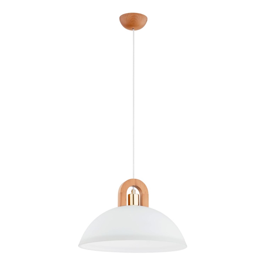 Pakabinamas sietynas MIGOT 1xE27/15W/230V smėlio spalva/auksas