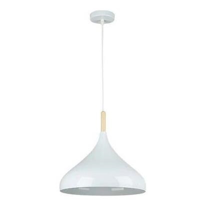 Pakabinamas sietynas MIKO 1xE27/60W/230V diametras 32 cm balta