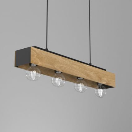 Pakabinamas sietynas MILUZA 4xE27/15W/230V