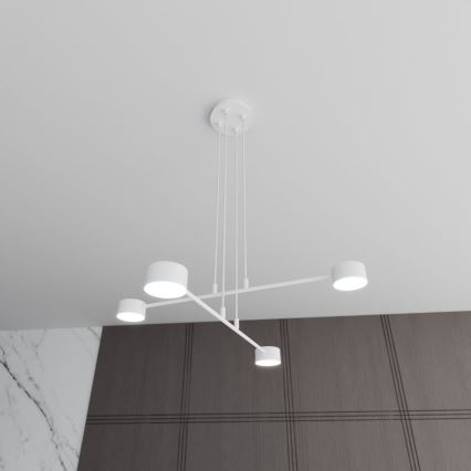 Pakabinamas sietynas MODUS 4xGX53/10W/230V balta