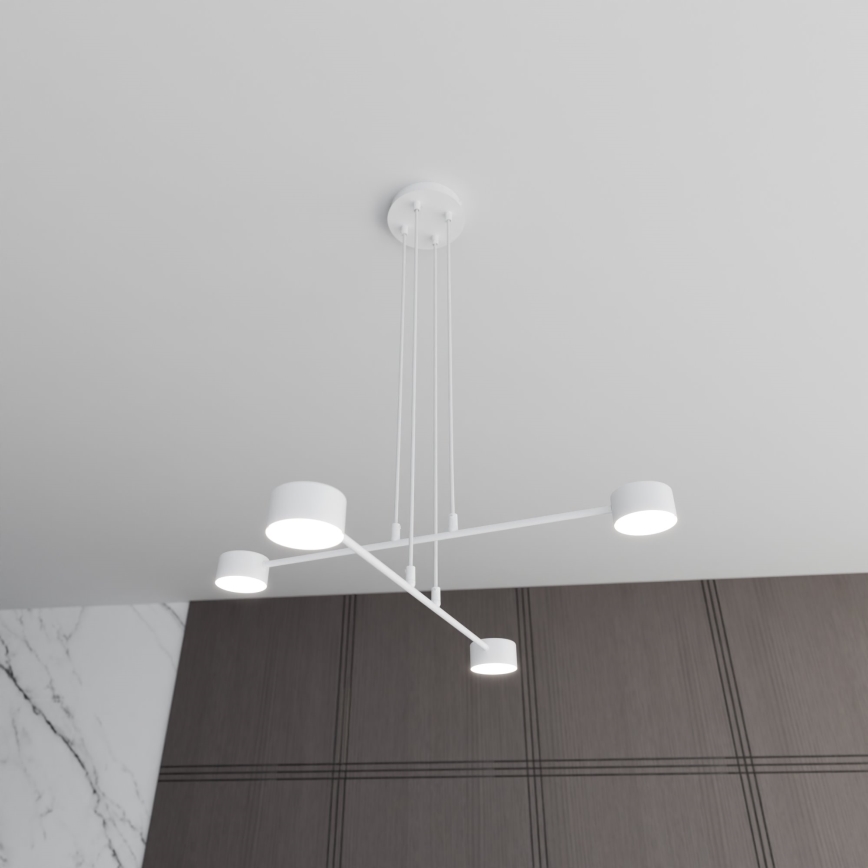 Pakabinamas sietynas MODUS 4xGX53/10W/230V balta