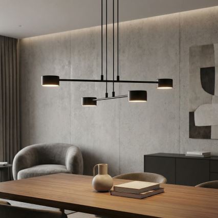 Pakabinamas sietynas MODUS 4xGX53/12W/230V juoda