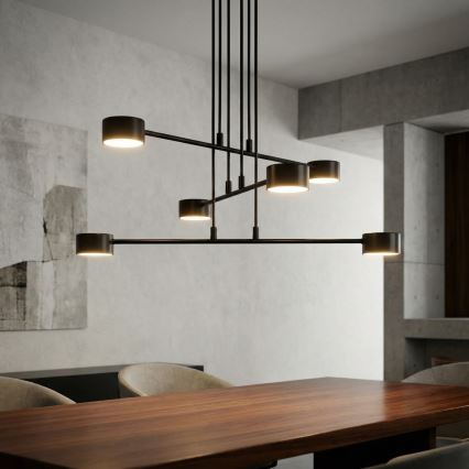 Pakabinamas sietynas MODUS 6xGX53/10W/230V juoda