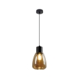 Pakabinamas sietynas MOLDO 1xE27/40W/230V juoda/dūminis smėlio spalva