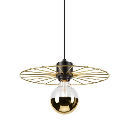 Pakabinamas sietynas MONTANA 1xE27/15W/230V diametras 30 cm auksas/juoda