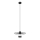 Pakabinamas sietynas MONTANA 1xE27/15W/230V diametras 30 cm juoda