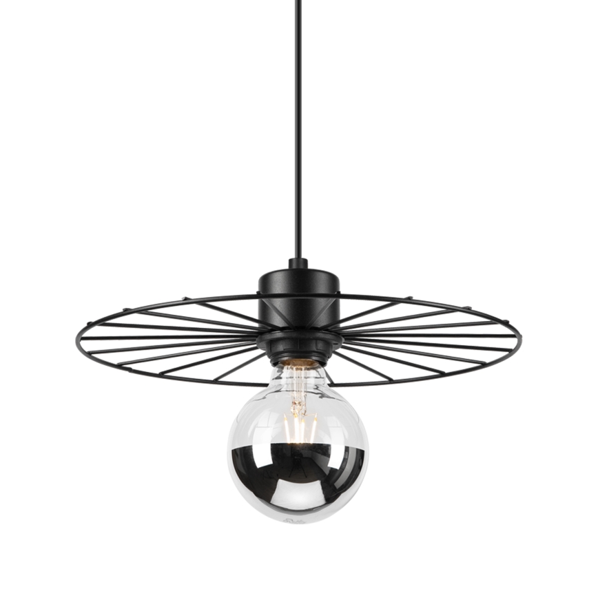 Pakabinamas sietynas MONTANA 1xE27/15W/230V diametras 30 cm juoda