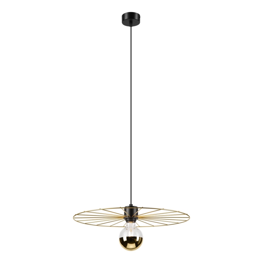 Pakabinamas sietynas MONTANA 1xE27/15W/230V diametras 45 cm auksas/juoda