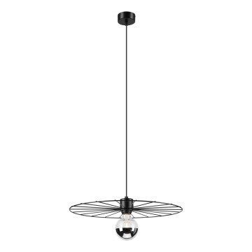 Pakabinamas sietynas MONTANA 1xE27/15W/230V diametras 45 cm juoda