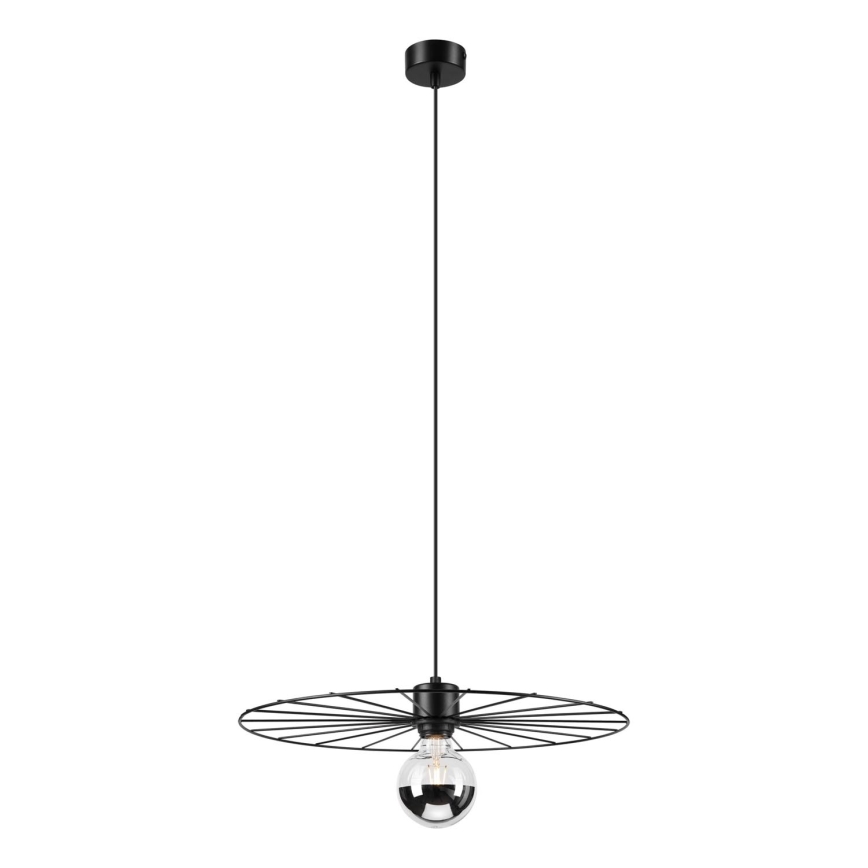Pakabinamas sietynas MONTANA 1xE27/15W/230V diametras 45 cm juoda