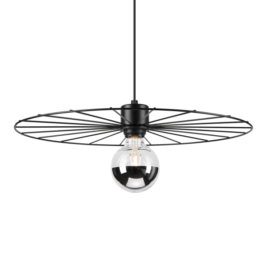 Pakabinamas sietynas MONTANA 1xE27/15W/230V diametras 45 cm juoda