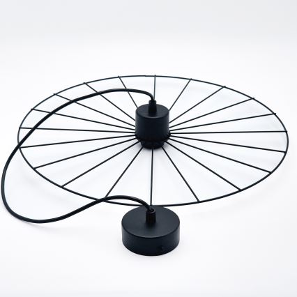 Pakabinamas sietynas MONTANA 1xE27/15W/230V diametras 45 cm juoda