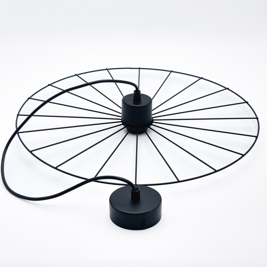 Pakabinamas sietynas MONTANA 1xE27/15W/230V diametras 45 cm juoda