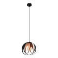 Pakabinamas sietynas MOONLIGHT 1xE27/15W/230V juodas/varis