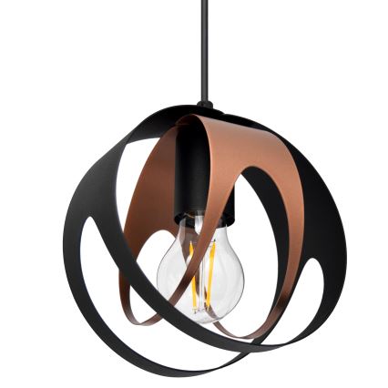 Pakabinamas sietynas MOONLIGHT 2xE27/15W/230V juodas/varis