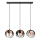 Pakabinamas sietynas MOONLIGHT 3xE27/15W/230V juodas/varis