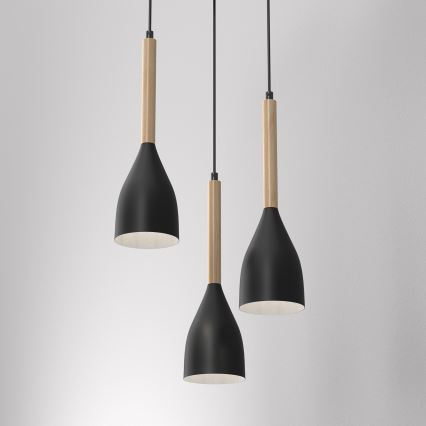 Pakabinamas sietynas MUZA 3xE27/60W/230V apvalus