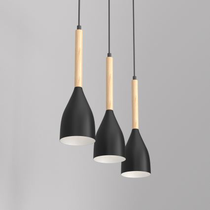 Pakabinamas sietynas MUZA 3xE27/60W/230V